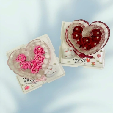 Hộp Hoa Sáp Thơm HH03 Khay Đựng, Túi Thiệp - Quà Tặng 8/3, Sinh Nhật, Valentine 100.000 VND