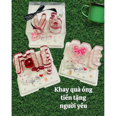 Hộp Hoa Sáp Thơm HH03 Khay Đựng, Túi Thiệp - Quà Tặng 8/3, Sinh Nhật, Valentine 100.000 VND