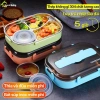 Hộp Inox Đựng Cơm BUNA Chia Ngăn Giữ Nhiệt Kèm Thìa Đũa và Bát Canh Dùng Văn Phòng 66k 7