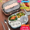 Hộp Inox Đựng Cơm BUNA Chia Ngăn Giữ Nhiệt Kèm Thìa Đũa và Bát Canh Dùng Văn Phòng 66k 8