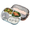 Hộp Inox Đựng Cơm BUNA Chia Ngăn Giữ Nhiệt Kèm Thìa Đũa và Bát Canh Dùng Văn Phòng 66k 9