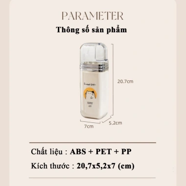Hộp kem đánh răng du lịch + bộ cốc nhỏ gọn tiện lợi cầm tay - TINTO giảm tới 23% 4