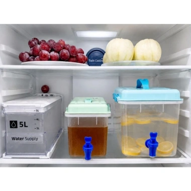 Hộp lạnh 5L Bình đựng nước có vòi Việt Nhật - Giữ lạnh trà trái cây nước giải khát 7