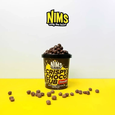 Hộp Lớn 250g Sô Cô La Sữa Nims Giòn Tan, Hạt Viên Tròn Coco Ball Malaysia