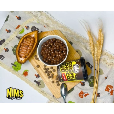 Hộp Lớn 250g Sô Cô La Sữa Nims Giòn Tan, Hạt Viên Tròn Coco Ball Malaysia