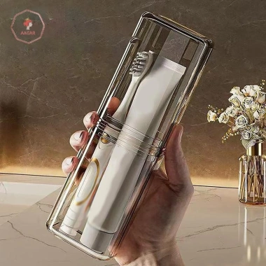 Hộp lưu trữ AACAR di động - Bàn chải, cốc súc miệng, kem, bộ đồ vệ sinh du lịch