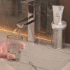 Hộp lưu trữ bàn chải & kem đánh răng UFASM di động, trong suốt chống bụi, phụ kiện phòng tắm du lịch 7