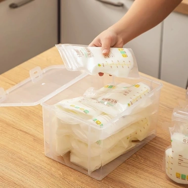 Hộp lưu trữ sữa mẹ kín, thích hợp công việc & du lịch, bảo quản tủ lạnh, đông lạnh - Giá 149k