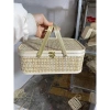 Hộp mành tre đỏ cao cấp đa năng, đựng bánh kẹo, hủ hạt, trái cây - 142.000 VND 5