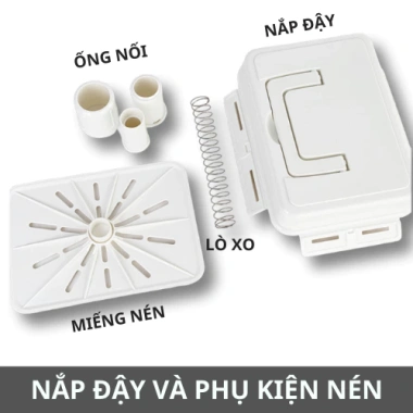 Hộp Muối Dưa Cà Thông Minh Nén Tự Động 5L - Ngâm Dưa, Cà, Kiệu, Kín Khí An Toàn 145k 3 Hộp Muối Dưa Cà Thông Minh Nén Tự Động 5L - Ngâm Dưa, Cà, Kiệu, Kín Khí An Toàn 145k 3