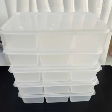Hộp nhựa chia ngăn đựng thực phẩm 4/6 ngăn dày chắc, giảm giá 48k - Giá gốc 61.9k