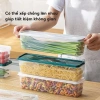 Hộp nhựa đựng thực phẩm có nắp – Bảo quản rau, củ, quả tủ lạnh, giữ tươi mới, 11.000đ 3