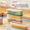 Hộp nhựa đựng thực phẩm có nắp – Bảo quản rau, củ, quả tủ lạnh, giữ tươi mới, 11.000đ 6