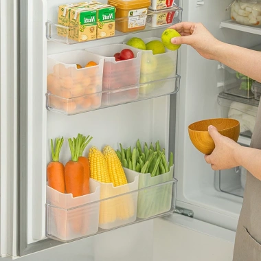 Hộp nhựa đựng thực phẩm đa năng, tiện lợi cho rau củ, dùng cánh cửa tủ lạnh cao cấp 18.042 VND 5 Hộp nhựa đựng thực phẩm đa năng, tiện lợi cho rau củ, dùng cánh cửa tủ lạnh cao cấp 18.042 VND 5