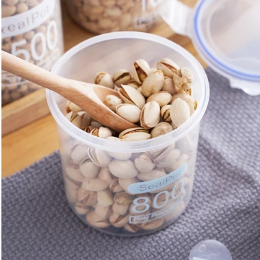 Hộp nhựa My Home DN143 tròn cao, nắp đậy dung tích lớn, lưu trữ hạt, gia vị, ngũ cốc – 13.000đ 3
