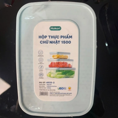 Hộp nhựa Việt Nhật Hokori DN426 - Đựng thực phẩm cao cấp, bảo quản ăn an toàn, giảm giá 20% chỉ 10.500 VND 2 Hộp nhựa Việt Nhật Hokori DN426 - Đựng thực phẩm cao cấp, bảo quản ăn an toàn, giảm giá 20% chỉ 10.500 VND 2