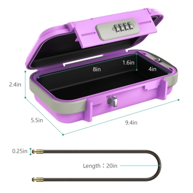 Hộp ổ khóa 4 chữ số chống trộm, chống thấm nước - Tiện dụng du lịch và thể thao, chỉ 429.000 VND