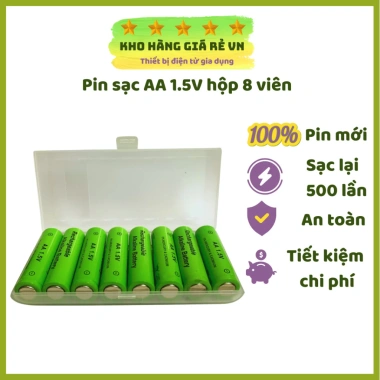 Hộp Pin Sạc AA 1,5V Dung Lượng Cao - Pin Tiểu Sạc Lại cho Xe Đồ Chơi Trẻ Em & Máy Hút Sữa Itechcare, Giá Ưu Đãi 75.000đ 2