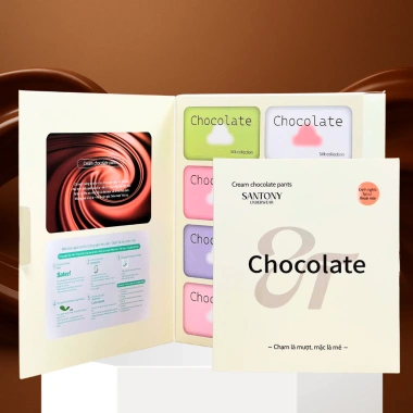 Hộp quà nội y CHOCOLATE lụa Tencel kháng khuẩn - mềm mại, ôm dáng, ngọt ngào như sô cô la, giá 156.000 VND 8