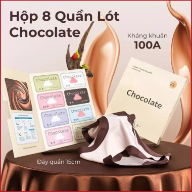 Hộp quà nội y CHOCOLATE lụa Tencel kháng khuẩn - mềm mại, ôm dáng, ngọt ngào như sô cô la, giá 156.000 VND 9