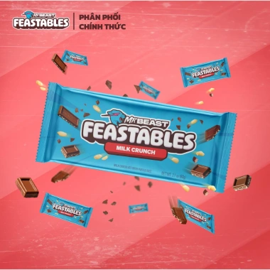 Hộp Quà Phiên Bản Giới Hạn 10 Thanh Socola Feastables 60g Giá Ưu Đãi 1,250,000 VND