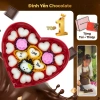 Hộp quà socola Valentine 14-2, 14-3, 8-3 - Quà tặng chocolate 244k giảm còn 200k 8