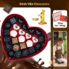 Hộp quà socola Valentine 19x3.5cm M2C 25 viên - Quà chocolate ngày lễ tình nhân, giá 300.000₫
