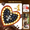 Hộp quà socola Valentine 43 viên 22x3.5cm - Chocolate tình nhân, giảm còn 380.000₫