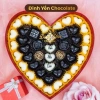 Hộp quà socola Valentine 43 viên 22x3.5cm - Chocolate tình nhân, giảm còn 380.000₫ 2