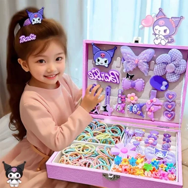 Hộp quà tặng 156 món - Full set phụ kiện tóc, quà sinh nhật, lễ Tết, giảm giá 18% chỉ 128.000₫