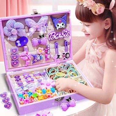 Hộp quà tặng 156 món - Full set phụ kiện tóc, quà sinh nhật, lễ Tết, giảm giá 18% chỉ 128.000₫