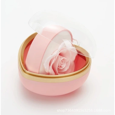 Hộp quà tặng bất ngờ lật xoay trái tim – nhẫn, dây chuyền, quà Valentine 60k 4