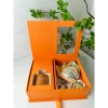 Hộp Quà Tặng Tinh Dầu Nước Hoa và Bó Hoa Lụa 20/11 Giá 155k Kèm Túi Giấy 4