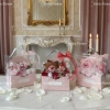 Hộp Quà Tặng Valentine 8/3 Sinh Nhật – Hoa Sáp Thơm Vĩnh Cửu, Gấu Bông Mini Cute hộp, 199.000 VND