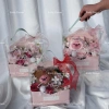 Hộp Quà Tặng Valentine 8/3 Sinh Nhật – Hoa Sáp Thơm Vĩnh Cửu, Gấu Bông Mini Cute hộp, 199.000 VND 2