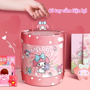 Hộp quà tặng văn phòng phẩm màu hồng - Đồ dùng học tập ý nghĩa cho bé, giảm còn 110.260₫