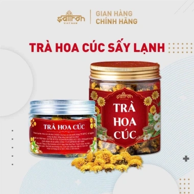 Hộp quà Tết Saffron, Đông trùng, táo đỏ, trà hoa cúc, mứt sen - 340.000đ