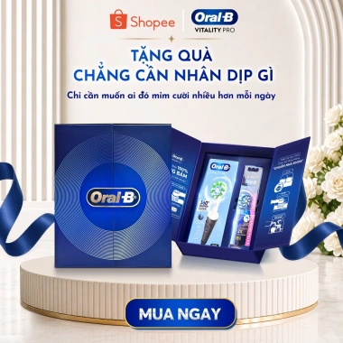 Hộp quà Tết Vitality Pro + Set 2 đầu Sensitive - Giá ưu đãi 1.599.000₫ Hộp quà Tết Vitality Pro + Set 2 đầu Sensitive - Giá ưu đãi 1.599.000₫