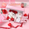 Hộp quà Valentine 14/2 cho bạn gái: trang điểm, túi quà, gấu bông, hoa sáp, đèn Menow Bunny Box - Giá ưu đãi 389k 2