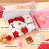 Hộp quà Valentine 14/2 cho bạn gái: trang điểm, túi quà, gấu bông, hoa sáp, đèn Menow Bunny Box - Giá ưu đãi 389k 9