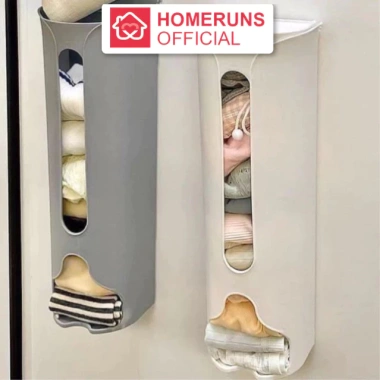 Hộp rút treo tường đa năng Homeruns D75 - Đựng túi bóng, khăn, tất, đồ lót, 37k