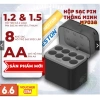 Hộp sạc pin AA Beston M7.038 Type‑C, sạc 1.2V‑1.5V, đèn báo – Giá ưu đãi 129.000₫