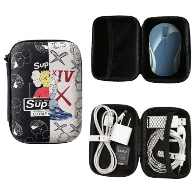 Hộp sạc Snoopy dễ thương, chống nước cho MacBook và máy ảnh mini - Túi du lịch 9