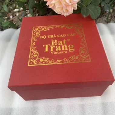 Hộp Si Đựng Ấm Chén Bát Tràng - Quà Tặng Sang Trọng, Giá 59.400₫ Giảm Đặc Biệt 2