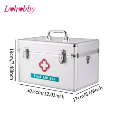 Hộp sơ cứu đa năng khung nhôm hợp kim - Dụng cụ cắm trại, ô tô, mỹ phẩm, đi bộ đường dài - Giá ưu đãi 232,100₫ 7