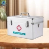 Hộp sơ cứu gia đình đa năng di động khung hợp kim nhôm - bảo quản mỹ phẩm, ô tô, văn phòng, đi bộ đường dài - 261.800₫ 7