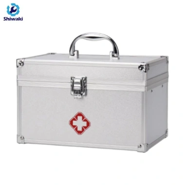 Hộp sơ cứu gia đình đa năng di động khung hợp kim nhôm - bảo quản mỹ phẩm, ô tô, văn phòng, đi bộ đường dài - 261.800₫ 10