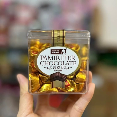 Hộp Socola Thỏi Vàng Pamiriter Đài Loan 200g – Sô Cô La Đồng Tiền Tết 85.000₫ 5