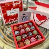 Hộp Socola Truffle Vuông 16 Viên AVY - Quà Valentine Siêu Ngon, Giá Sỉ 179.000 7