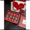 Hộp sôcôla Valentine 14/2 vuông 12 viên kèm túi và thiệp - Giá chỉ 119k 8